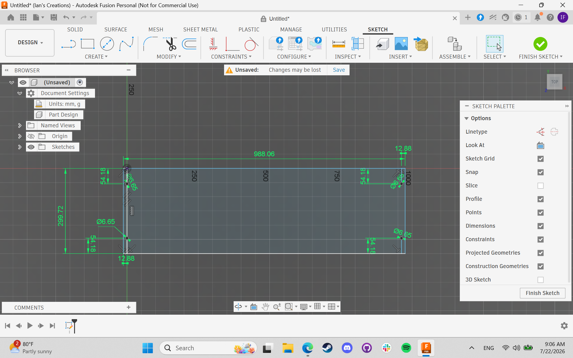 Bed Desk design